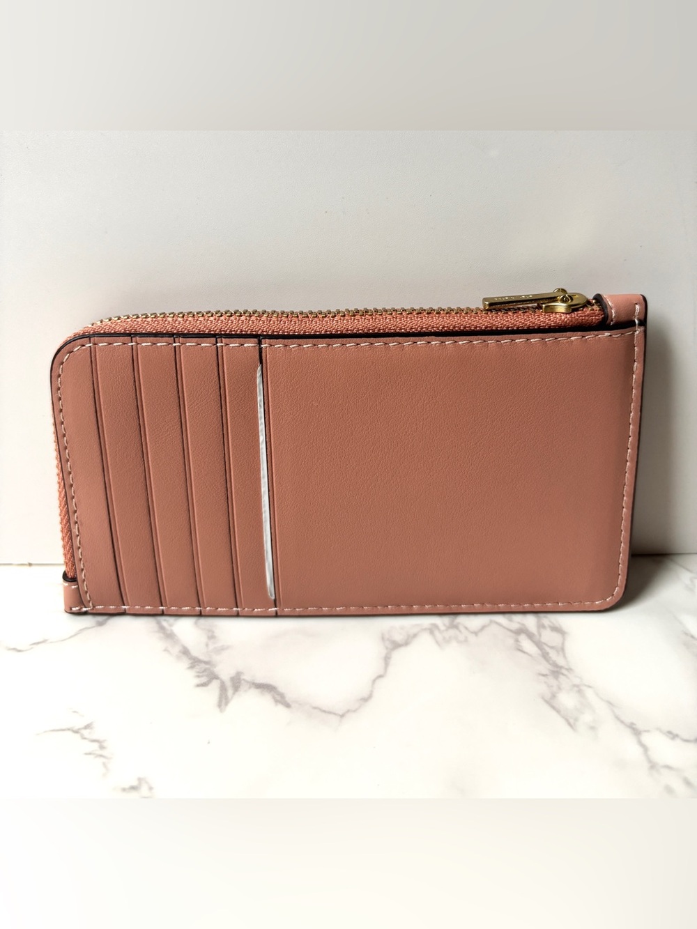 New Coach Essential New York Zip Card Case Wallet - Picture 4 of 10